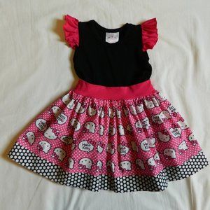 Girls size 2 Hello Kitty Dress Baby Cakes
